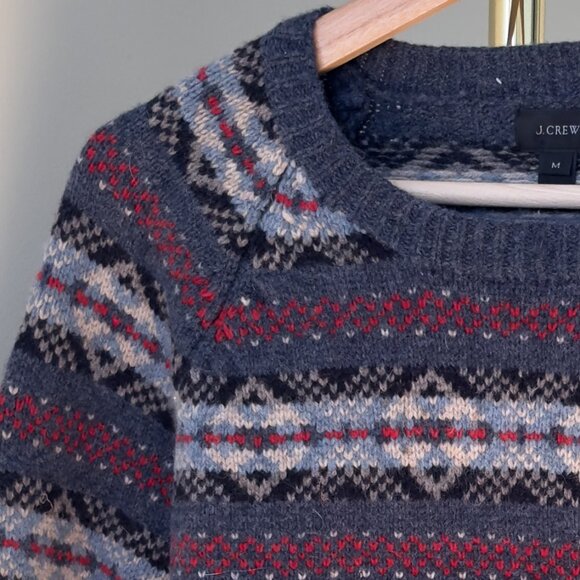 Vintage J. Crew 100% Lambs Wool Knit Sweater| US M - Picture 2 of 12